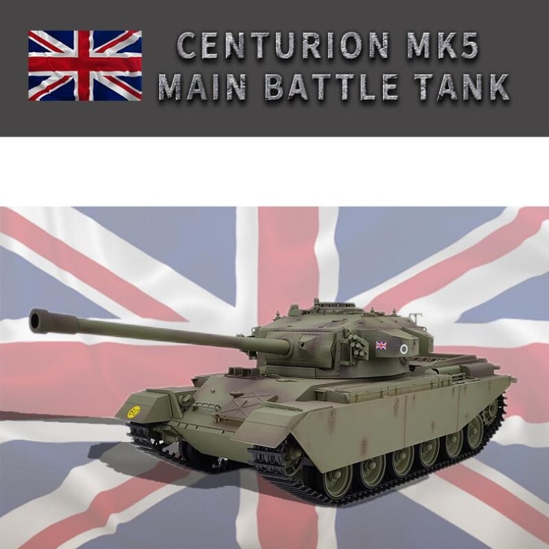 Coolbank 1/16 영국 센츄리오 메인 배틀 탱크, 원격 제어 오프로드, Henglong 7.0 모델 성인 완구와 호환 가능, 2.4G